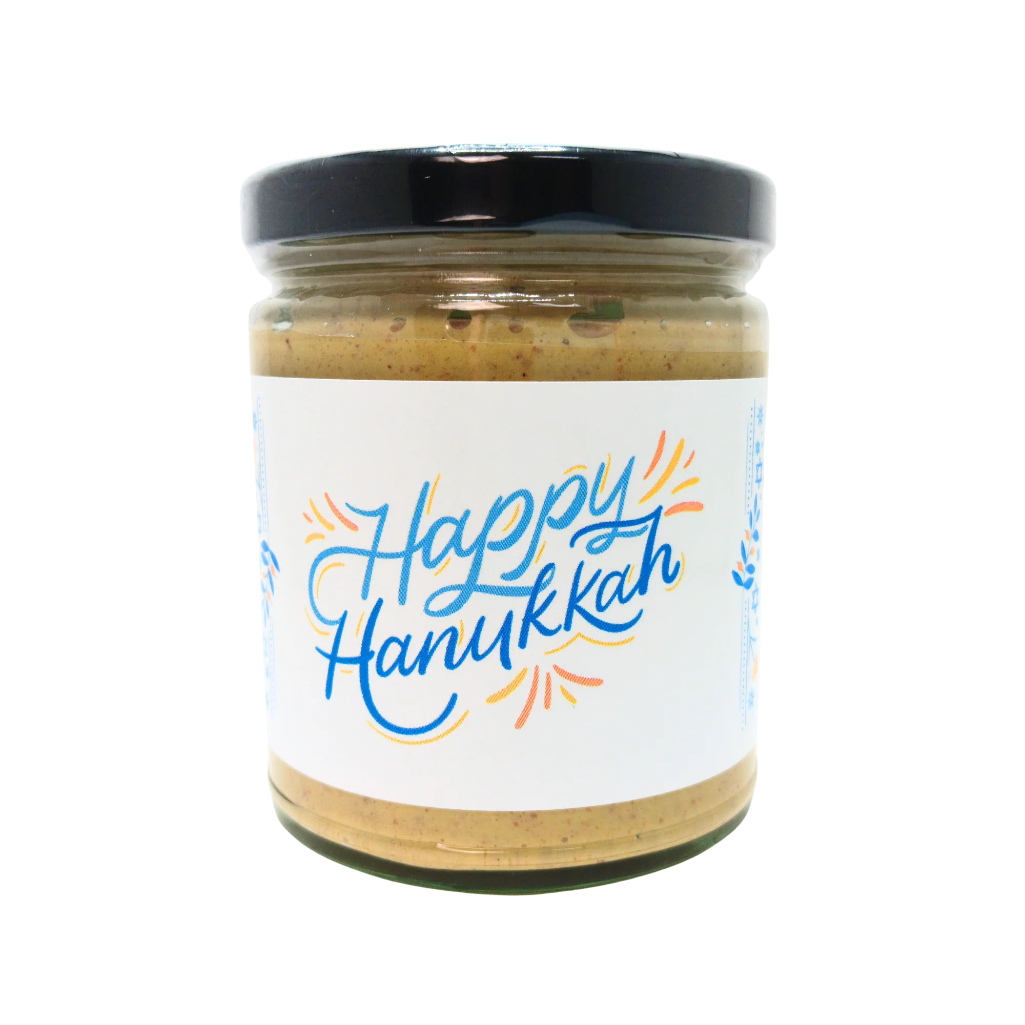 Hanukkah Greeting Card Mustard - Happy Hanukkah